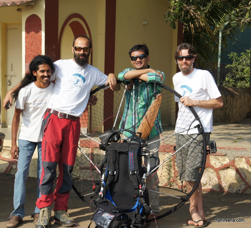 Nirvana pilots at Kamshet Paramotor at Kamshet