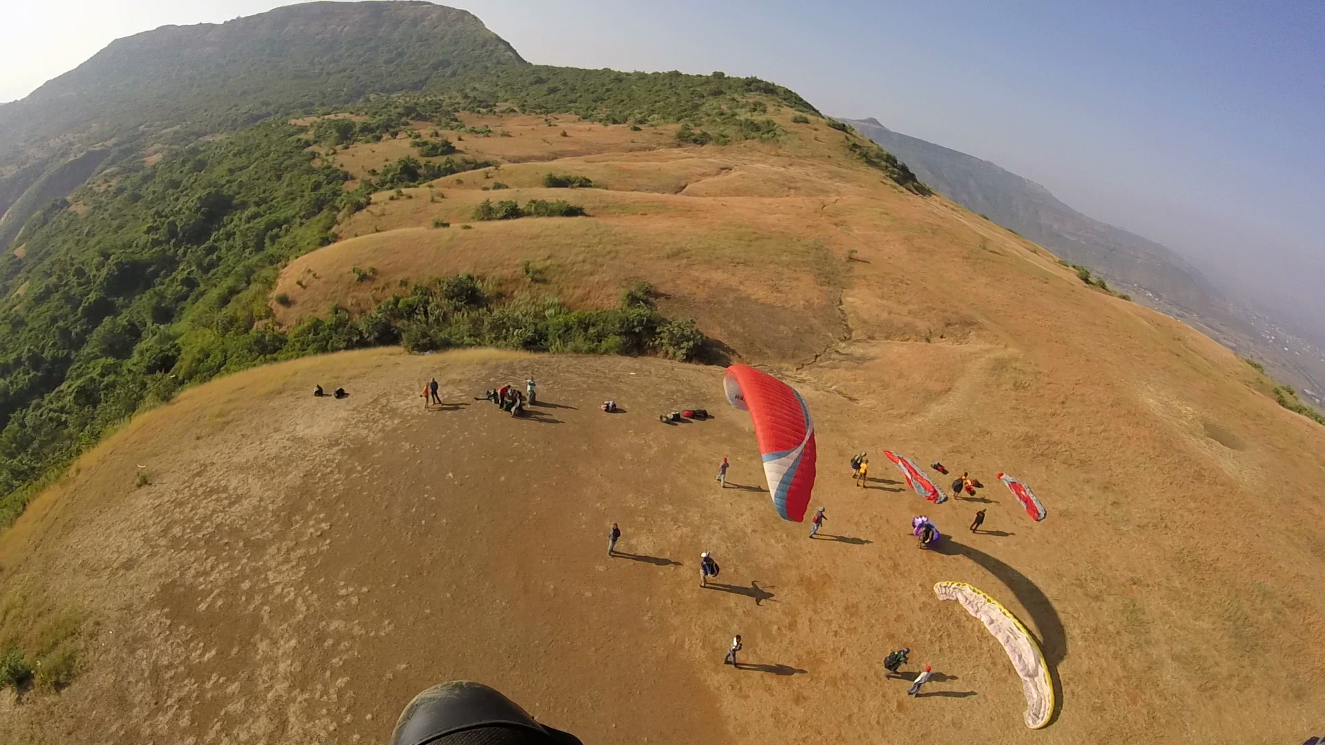Super flying conditions at Tower Hill 